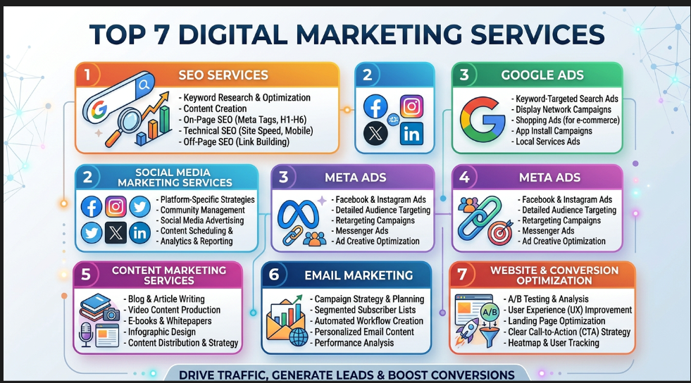 Digital marketing services