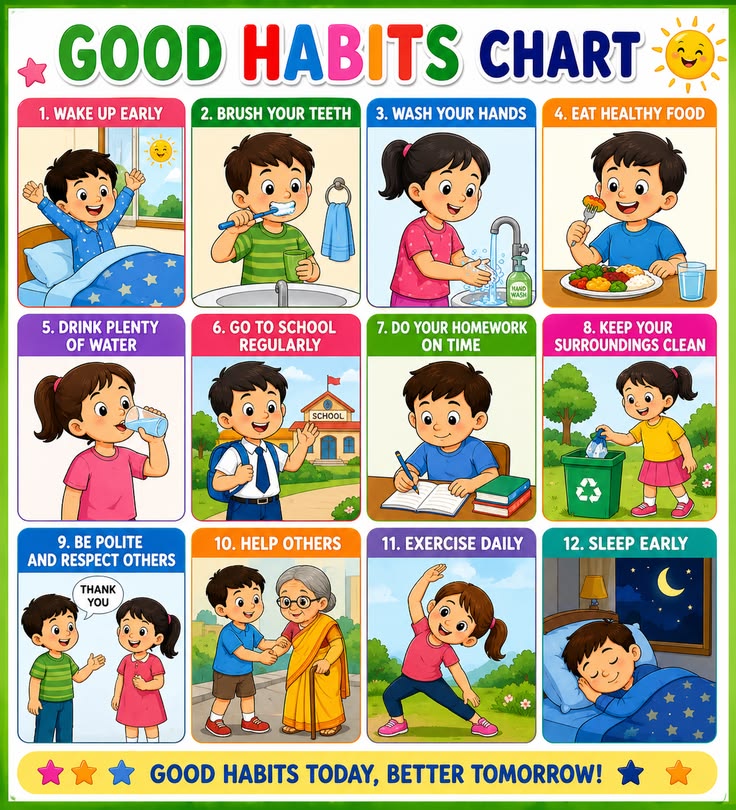 Good habits for a healthy lifestyle